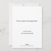 Familie Tribune Vakantie Nieuwjaarskaart geel Feestdagenkaart (Achterkant)