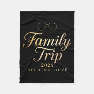 Familie Trip 2026 Herring Cove Weekend 2026 Zomer Fleece Deken