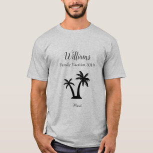 Familie Tropische Vacatie Palm Matching T-shirt