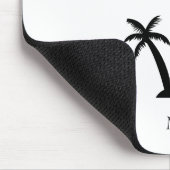 Familie Tropische Vacking Palm Tree Keepomwille Muismat (Hoek)