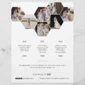 Familie Trouwfotograaf Fotografie prijslijst Flyer (Achterkant)