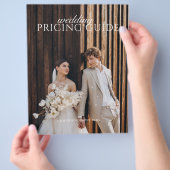 Familie Trouwfotograaf Fotografie prijslijst Flyer (Hand)