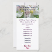 Familie Uitnodiging Kaarten Gebeurtenis bloesems (Voorkant)