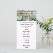 Familie Uitnodiging Kaarten Gebeurtenis bloesems (Staand voorkant)