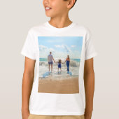Familie - Unieke uw eigen ontwerp - Aangepaste fot T-shirt (Voorkant)