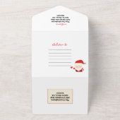 Familie Update Nieuws 🎄✨ Kerstfoto All In One Uitnodiging (Buitenkant)