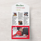 Familie Update Nieuws 🎄✨ Kerstfoto All In One Uitnodiging (Binnen)