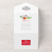 Familie Update Nieuws 🎄✨ Kerstfoto All In One Uitnodiging (Buitenkant)