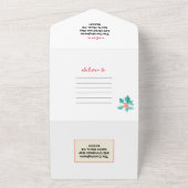 Familie Update Nieuws 🎄✨ Kerstfoto All In One Uitnodiging (Buitenkant)