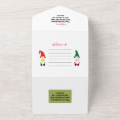 Familie Update Nieuws 🎄✨ Kerstfoto All In One Uitnodiging (Buitenkant)