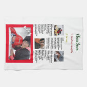 Familie Update Nieuws 🎄✨ Kerstfoto Theedoek (Horizontaal)