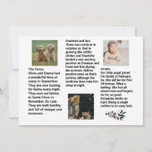 Familie Update 🎄✨ Nieuwsbrief Kaart (Achterkant)