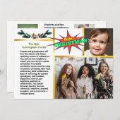 Familie Update 🎄✨ Nieuwsbrief Kaart (Voorkant / Achterkant)