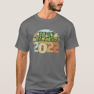 Familie Vacation 2022 Summer Island Beach Familia T-shirt