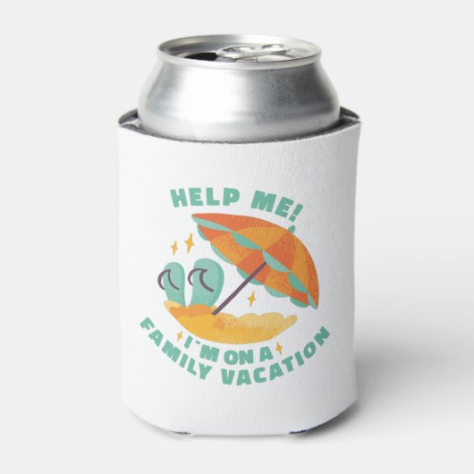 FAMILIE VACATION BIJ BACH, HELP ME! IK BEN OP EEN BLIKJESKOELER (Blikje Voorkant)