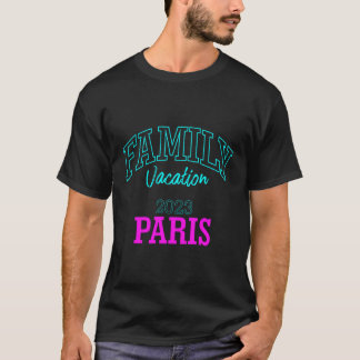 Familie Vacay Squad Paris 2023 T-shirt Familie Vak