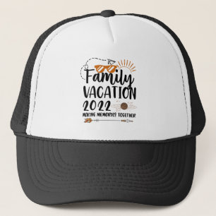 Familie Vakantie 2022 Herinneringen Maken Reis Mat Trucker Pet