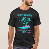 Familie vakantie 2022  stijl US Maagdeneiland T-shirt (Voorkant)