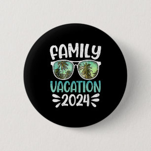 Familie Vakantie 2024 Familie Groep Matching Zomer Ronde Button 5,7 Cm