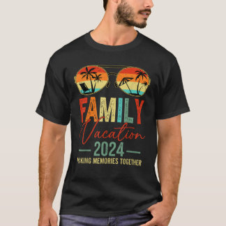 Familie Vakantie 2024 Samen Herinneringen maken Su T-shirt
