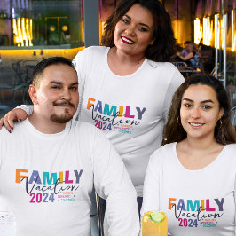Familie vakantie 2024 samen herinneringen maken t-shirt