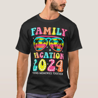 Familie Vakantie 2024 Strand Matching Zomer Vacati T-shirt