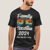 Familie Vakantie 2024 Zomer Vakantie Strand Cruise T-shirt (Voorkant)