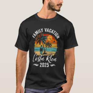 Familie Vakantie 2025 Costa Rica Zomermat T-shirt