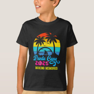 Familie Vakantie 2025 Dominicaanse Republiek Punta T-shirt