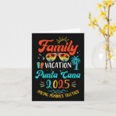 Familie Vakantie 2025 Punta Cana Matching Zomer Va Kaart (Gele Bloem)