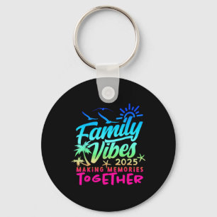 Familie Vakantie 2025 Strand Matching Familie Zome Sleutelhanger