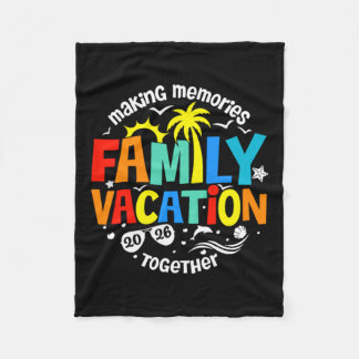 Familie Vakantie 2026 Fleece Deken