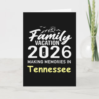 Familie Vakantie 2026 Herinneringen Maken Tennesse Kaart