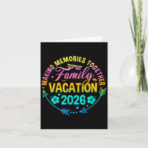 Familie vakantie 2026 het maken van herinneringen kaart