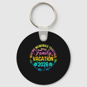 Familie vakantie 2026 het maken van herinneringen sleutelhanger