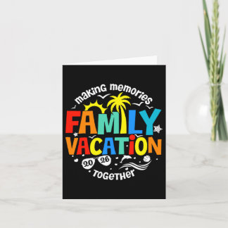 Familie Vakantie 2026 Kaart