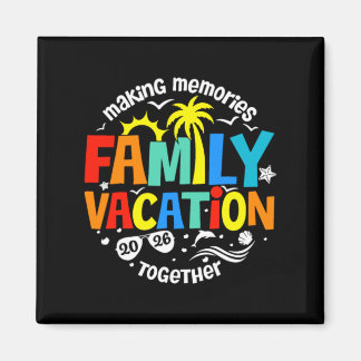 Familie Vakantie 2026 Magneet