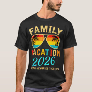 Familie Vakantie 2026 Strand Matching Zomer T-shirt
