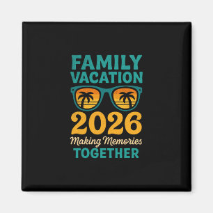 Familie Vakantie 2026 Tropische Zonsondergang Heri Magneet