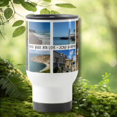 Familie Vakantie 6 Foto Collage Fun Custom Reisbeker