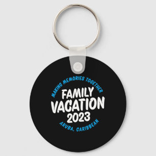 Familie Vakantie Aruba 2023 Sleutelhanger