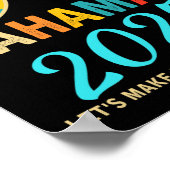 Familie Vakantie Bahama's 2025 Bijpassende Groep Z Poster (Hoek)