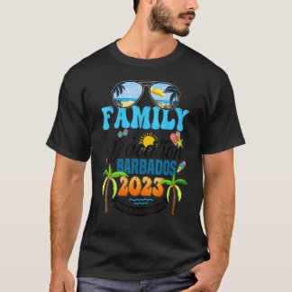 Familie Vakantie Barbados 2023 Strand Zomer Matchi T-shirt