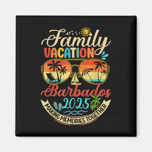 Familie Vakantie Barbados 2025 Herinneringen Famil Magneet