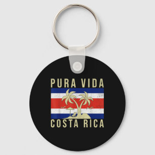  Familie Vakantie Costa Rica Vlag Pura Vida Sleutelhanger