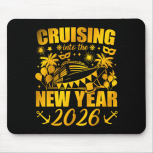Familie Vakantie Cruise Schip 2026 Nieuwjaar Feest Muismat