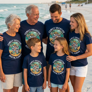 Familie Vakantie Destin Florida Matching Groep T-S Tri-Blend Shirt