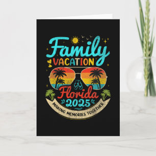 Familie Vakantie Florida 2025 Florida Groep Zomer Kaart