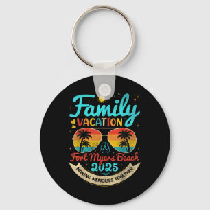 Familie Vakantie Fort Myers Beach 2025 Flor Sleutelhanger