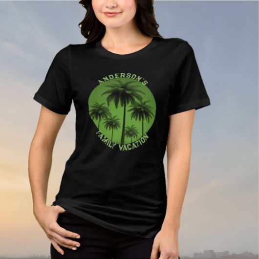 Familie Vakantie Graphic T-shirt Tri-Blend Shirt